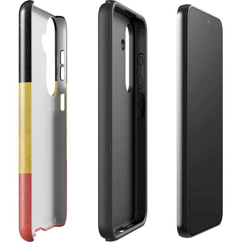 Belgium Flag Distressed Galaxy S24 Plus Impact Case